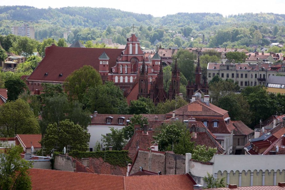 Juliaus Kalinsko / 15min nuotr./Vilniaus katedros varpinė ir vaizdai per jos langus