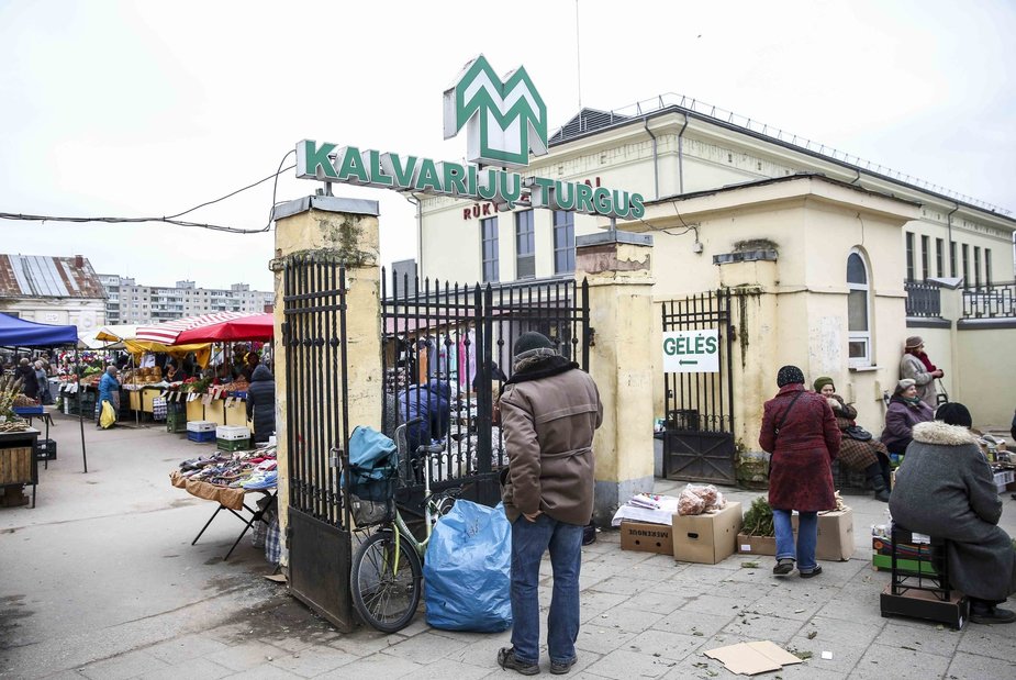 Luko Balandžio / 15min nuotr./Kalvarijų turgus