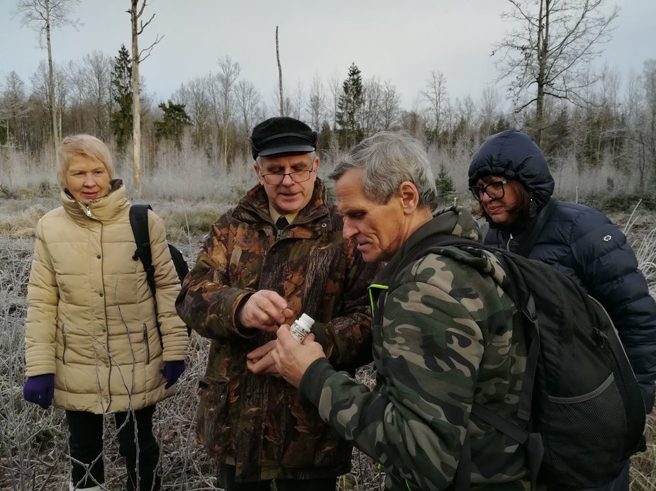 Ingos Labutytės-Atkočaitienės nuotr. /Dr. Vytautas Tamutis (iš kairės) ir dr. Romas Ferenca tyrinėja aptiktus vabalus 