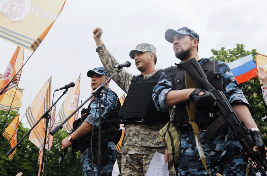 Prorusiški teroristai rytų Ukrainoje