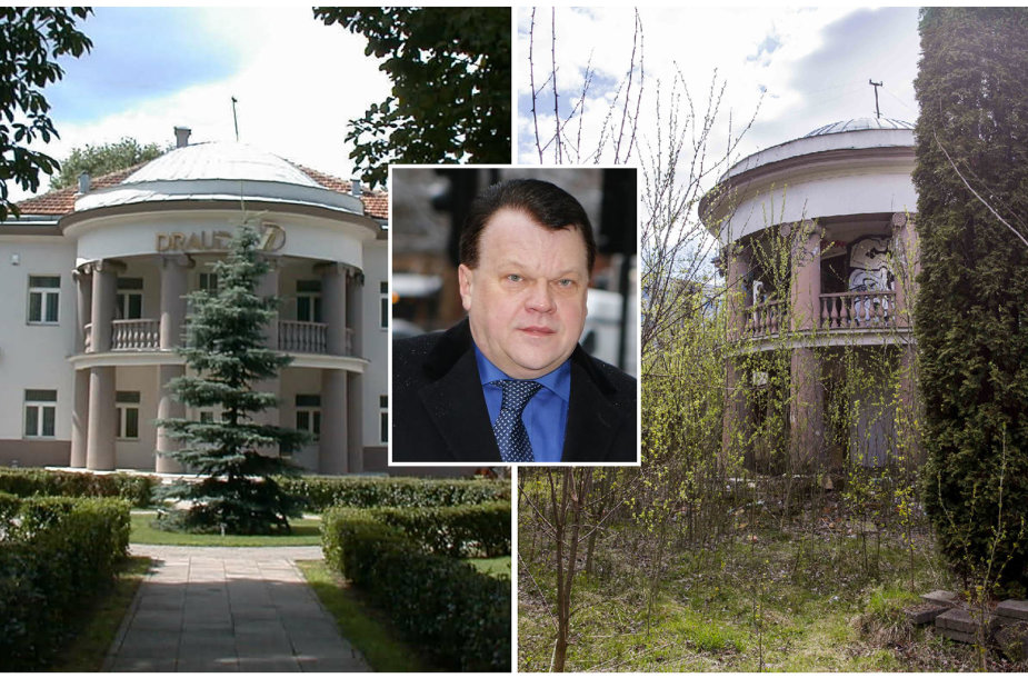 Vilniaus centre stovi apleistas R.Baranauskui ir jo žmonai priklausantis namas