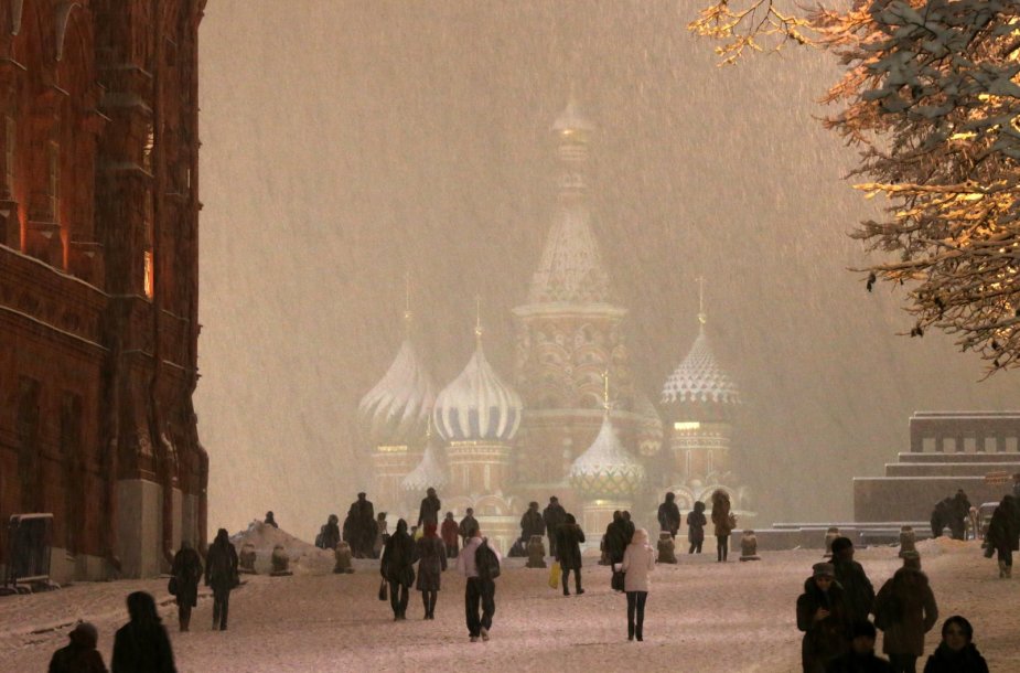 Sniegas Maskvoje 