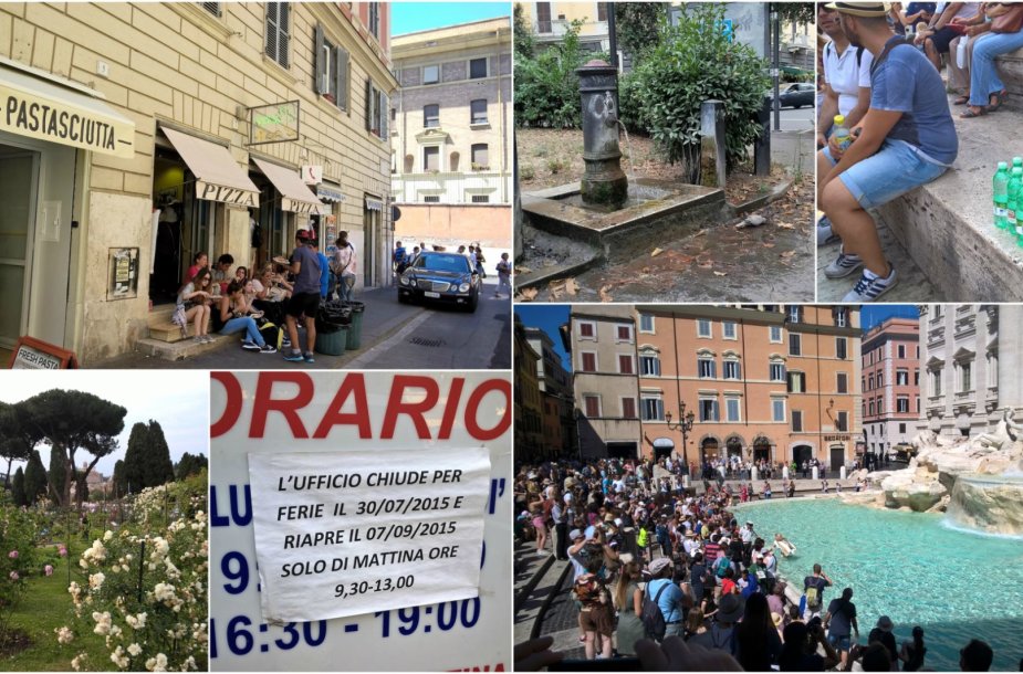 Roma vasarą pasitinka karščiu