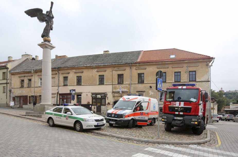 Vilniuje, Užupyje, rastas sprogmuo