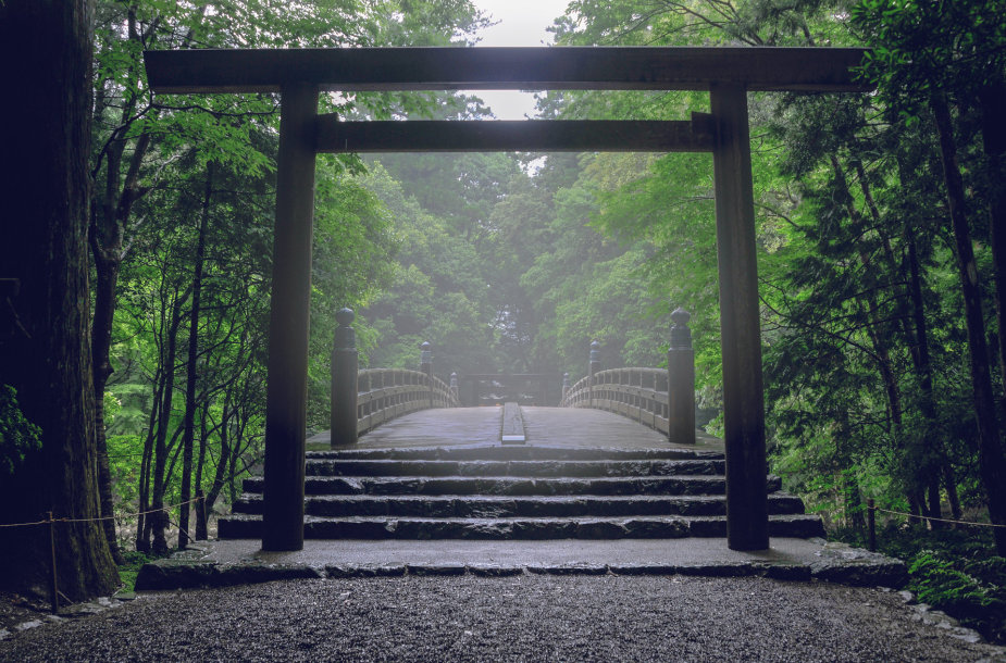 Įėjimas į šventyklą, skirtą imperatoriui Meidži