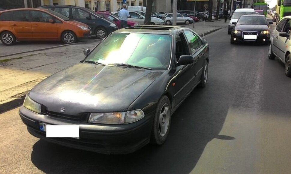 Sulaikytas automobilis