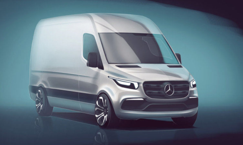 „Mercedes-Benz Sprinter“ eskizas