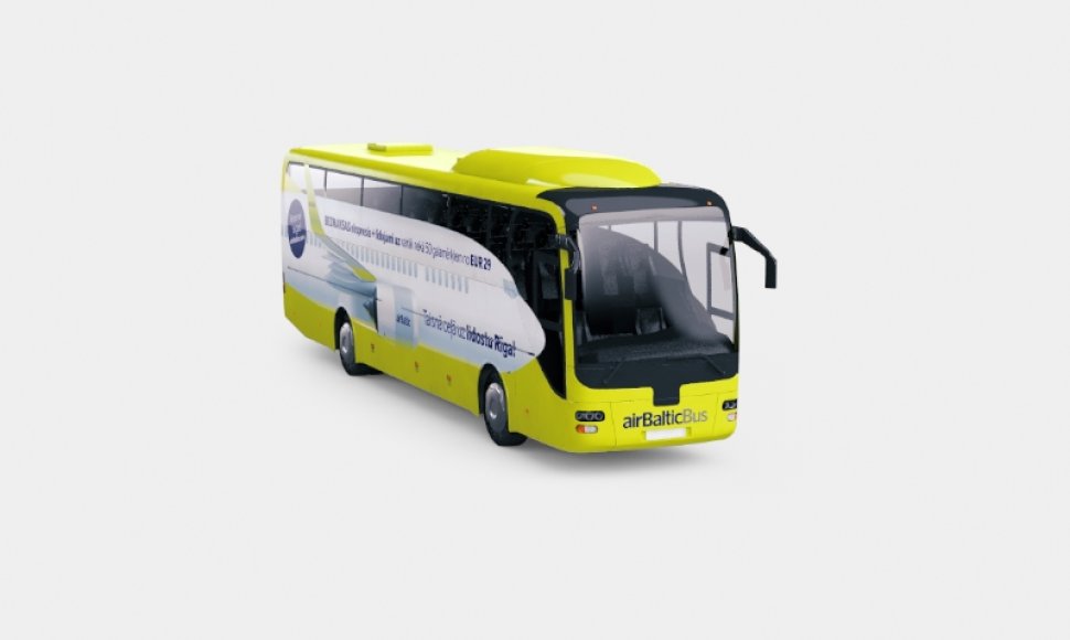 „airBaltic“ autobusas