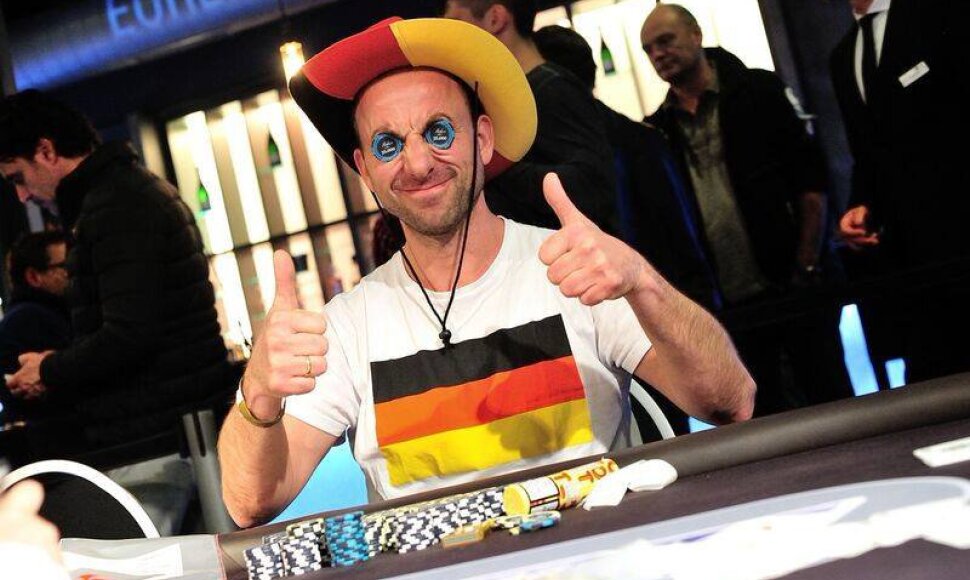 Žetonų lyderis Tomas Holke / PokerStars.net