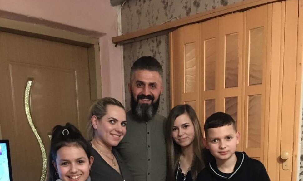 Shamalas Hassanas su šeima