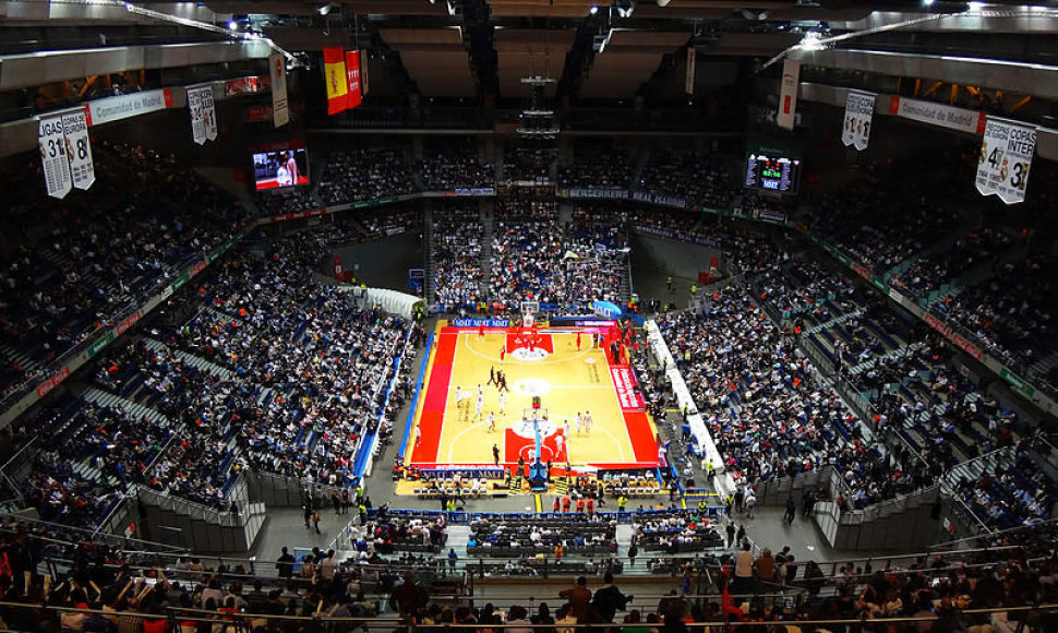 Madrido „Barclaycard Center“ arena