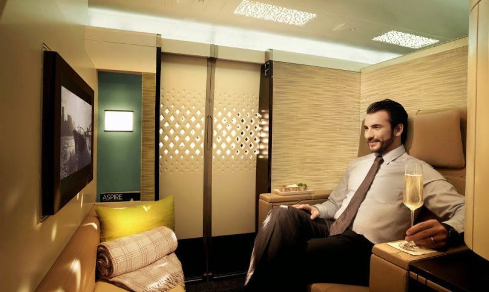 „Etihad Airways“ orlaiviuose įrengti privatūs kambariai