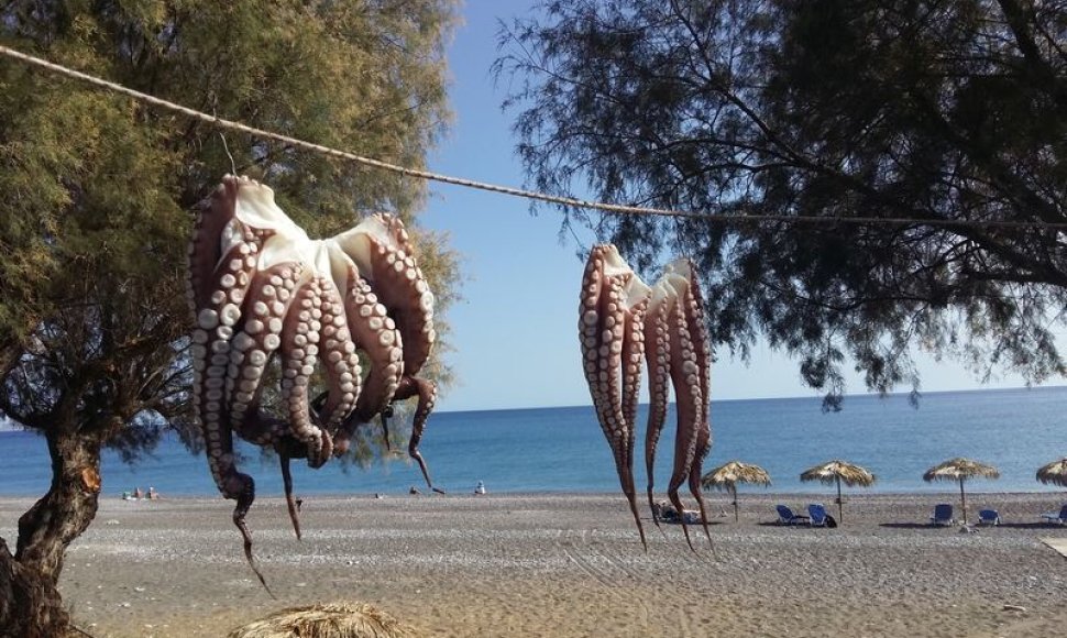 Rudenį Graikijos salų paplūdimiai ištuštėja