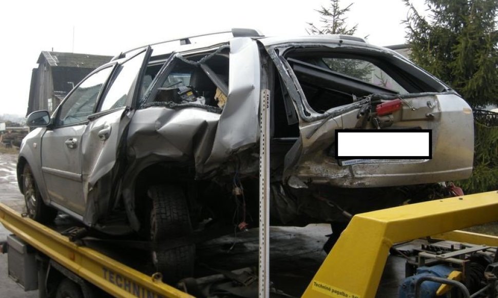 Policija ieško avariją Kaišiadorių rajone sukėlusio vairuotojo