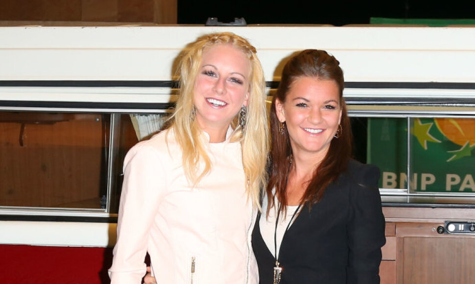 Agnieszka Radwanska ir Urszula Radwanska