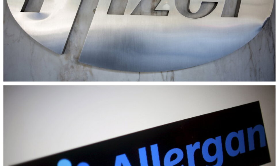 JAV vaistų gamybos milžinė &bdquo;Pfizer&ldquo; susitarė dėl botulino gamintojo &bdquo;Allergan&ldquo; pirkimo už 160 mlrd. dolerių.