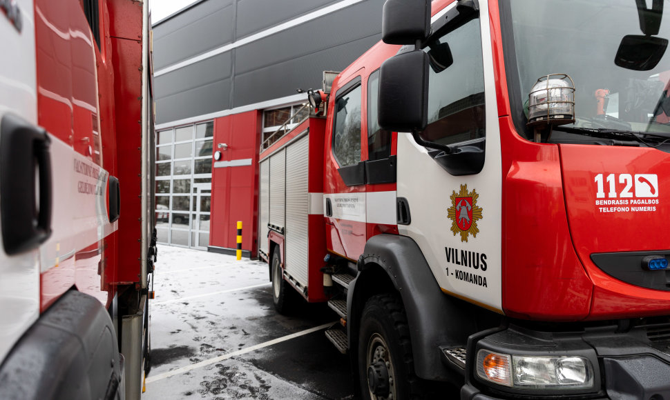 Rekonstruoto Vilniaus priešgaisrinės gelbėjimo valdybos 1-osios komandos pastato atidarymas