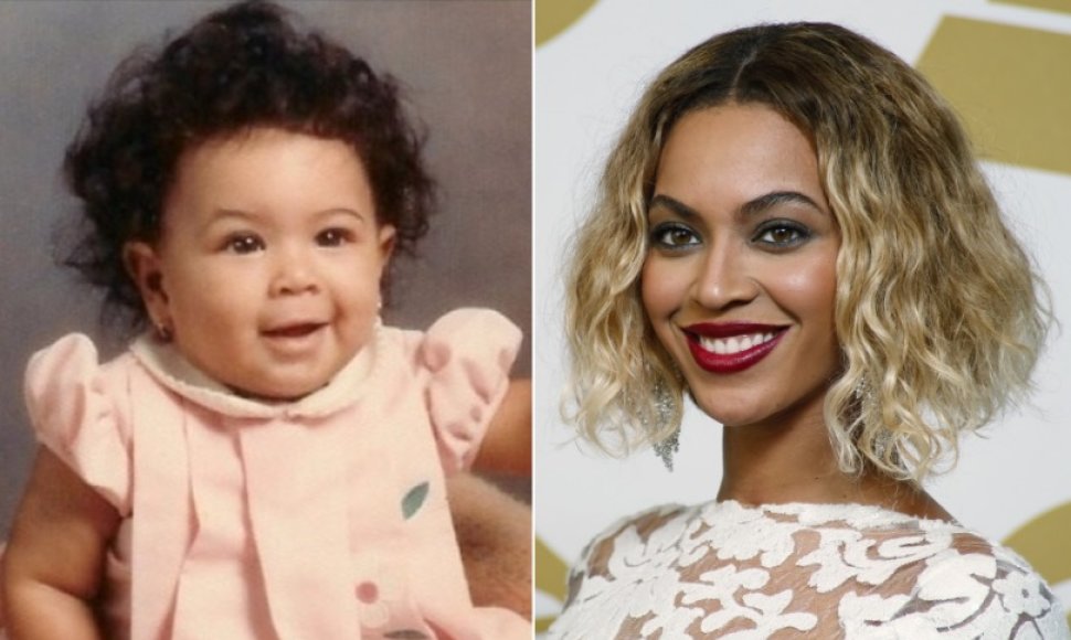 Beyonce vaikystėje ir dabar