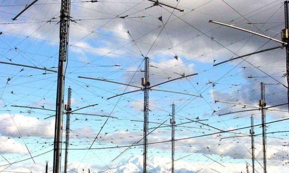 HAARP programos antenos Aliaskoje 