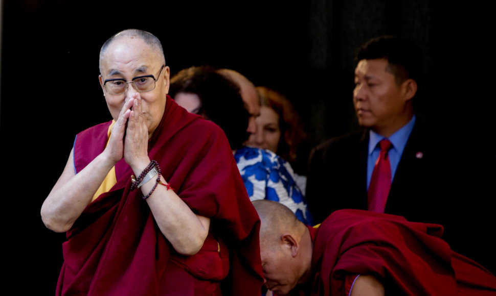 Dalai Lamos paskaita Vilniaus universitete
