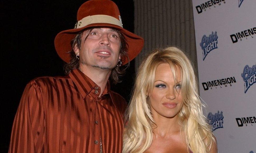 Tommy Lee ir Pamela Anderson