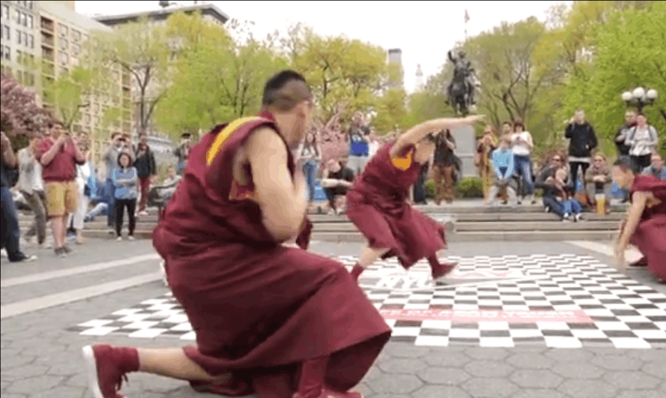 Budistų vienuoliai Niujorke 