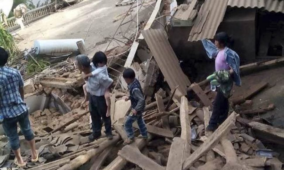 Žemės drebėjimas Kinijoje
