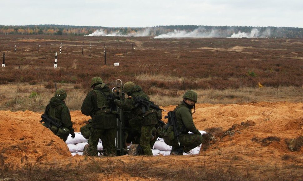 Minosvaidininkų pratybos Pabradėje