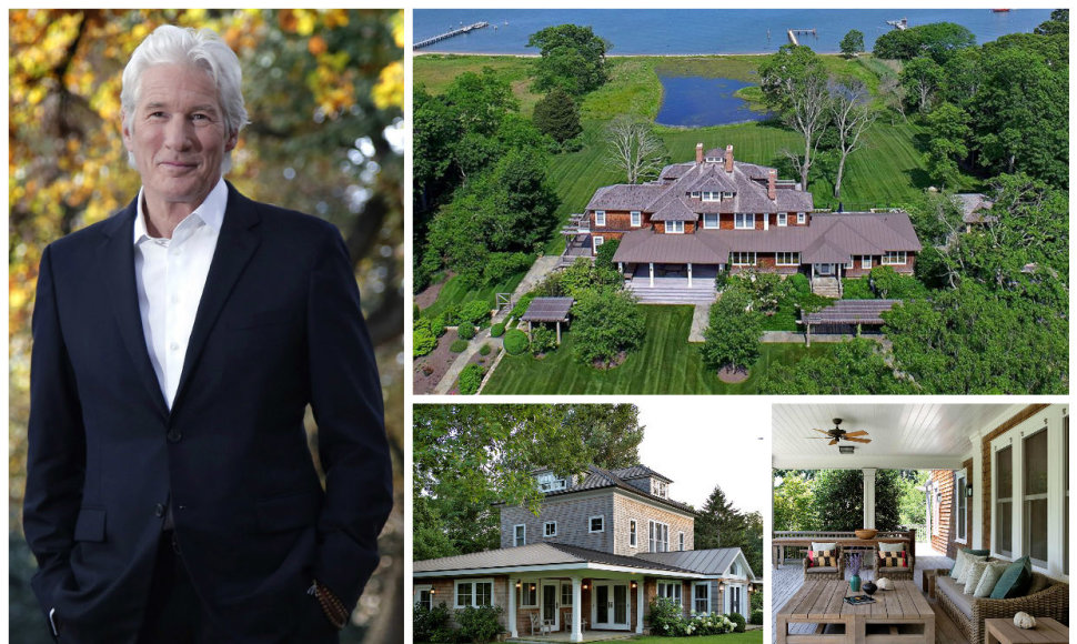 Richardas Gere'as už 36,5 mln. dolerių pardavė vilą Konektikute