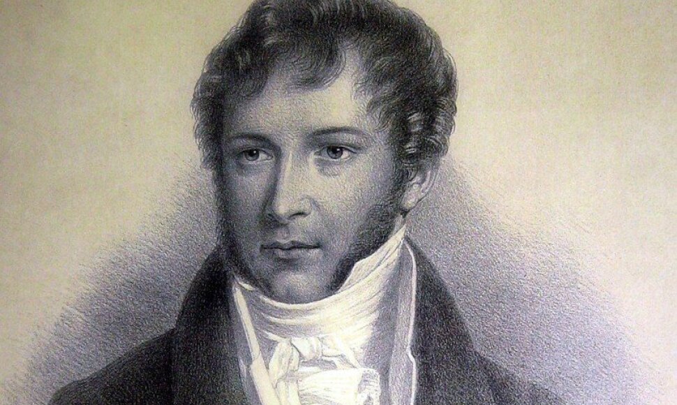 Kompozitorius, politikas ir diplomatas Mykolas Kleopas Oginskis (1765 – 1833). Dailininkas Fransua Grenjė (1793 – 1867)