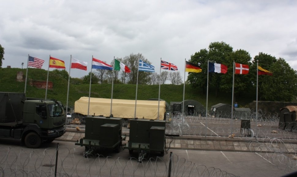 NATO karių pratybos Kaune, Aleksote