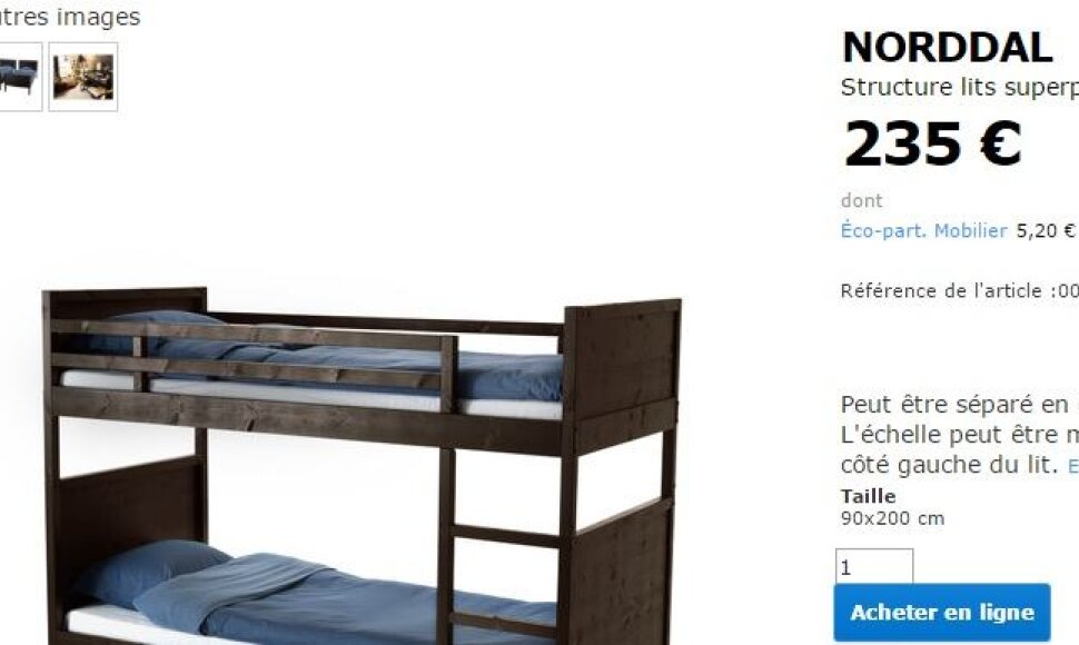 Prancūzai už kai kurias „Ikea“ prekes moka dešimtimis eurų mažiau nei lietuviai