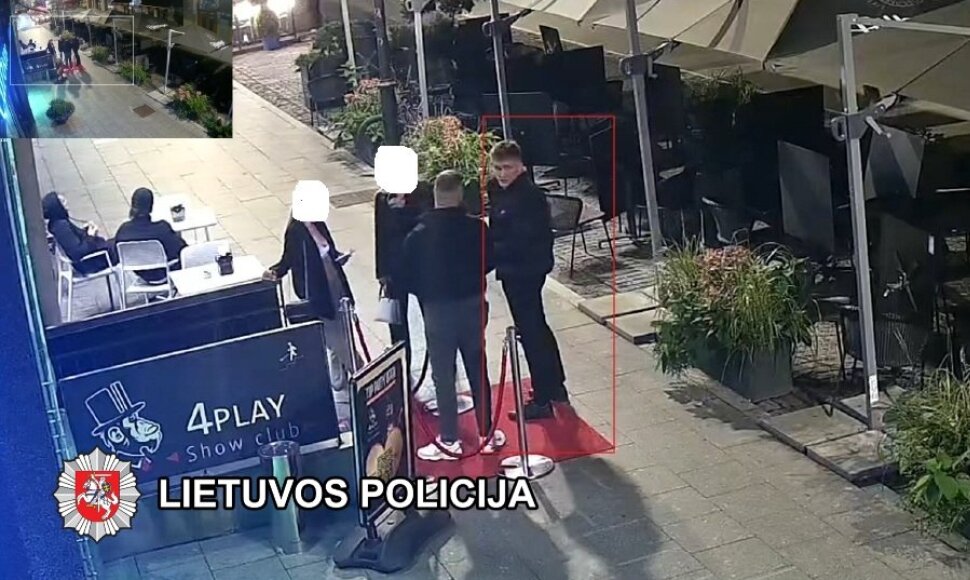 Užfiksuotas įtariamasis