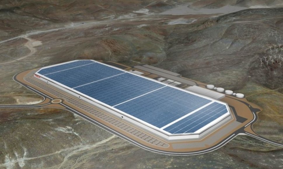 „Tesla“ atidaro „Gigafactory“