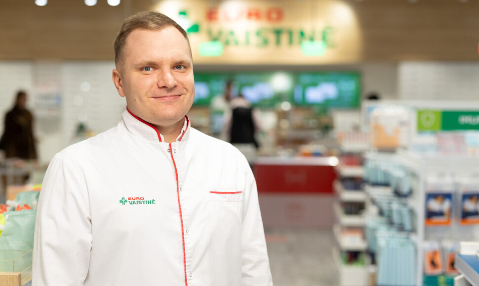 „Eurovaistinės“ vaistininkas Ignas Popa