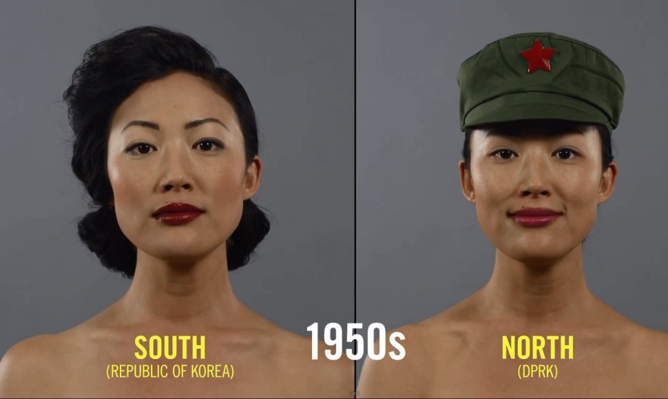 Kaip kito grožio supratimas Pietų ir Šiaurės Korėjose per pastaruosius 100 metų
