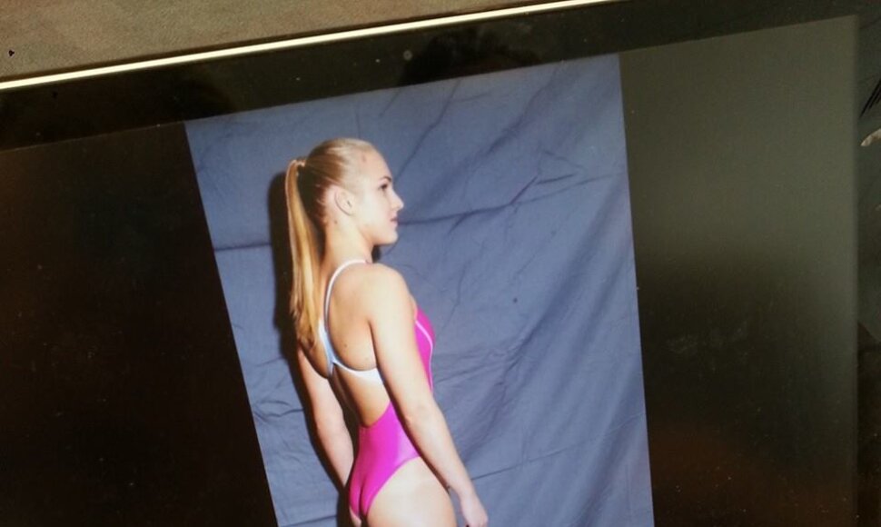Rūta Meilutytė pozavo sportiniam katalogui
