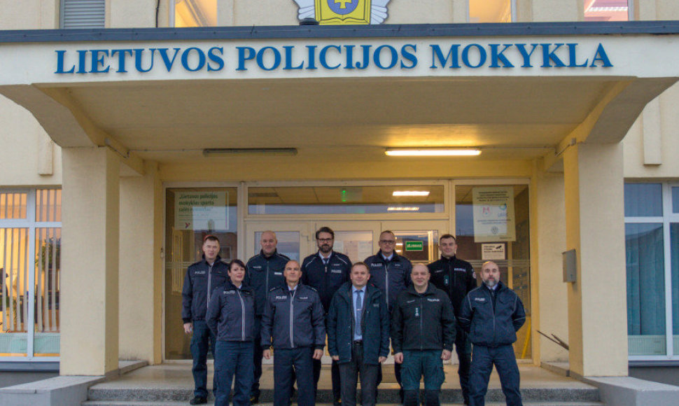 Vokiečių vizitas į Lietuvos policijos mokyklą