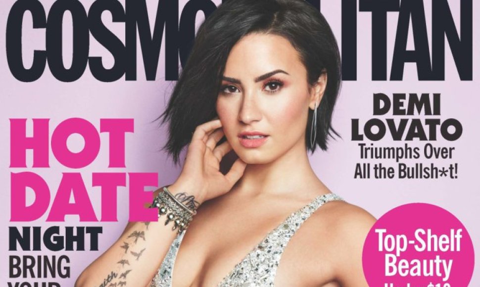 Demi Lovato ant „Cosmopolitan“ viršelio 