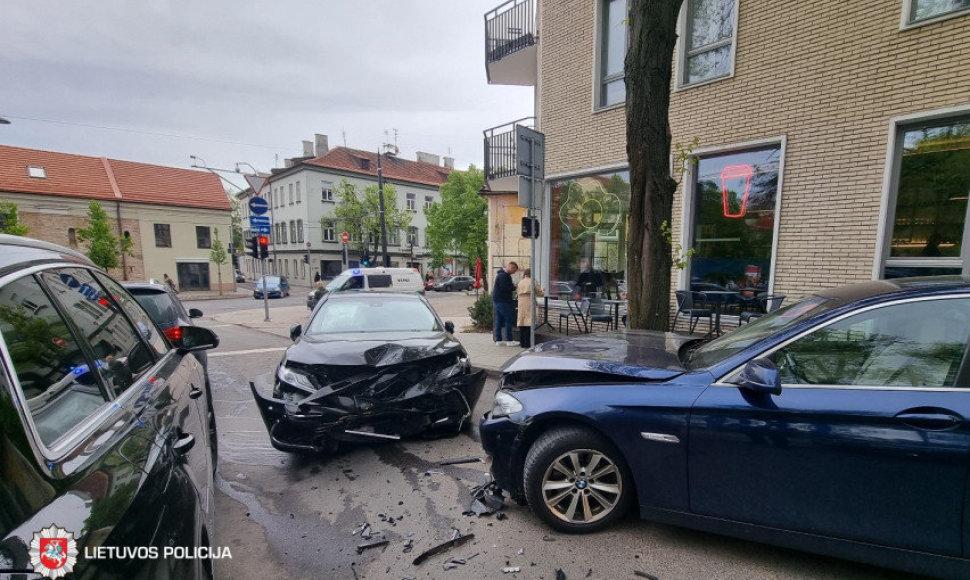 Avarija Pylimo-Naugarduko g. sankryžoje