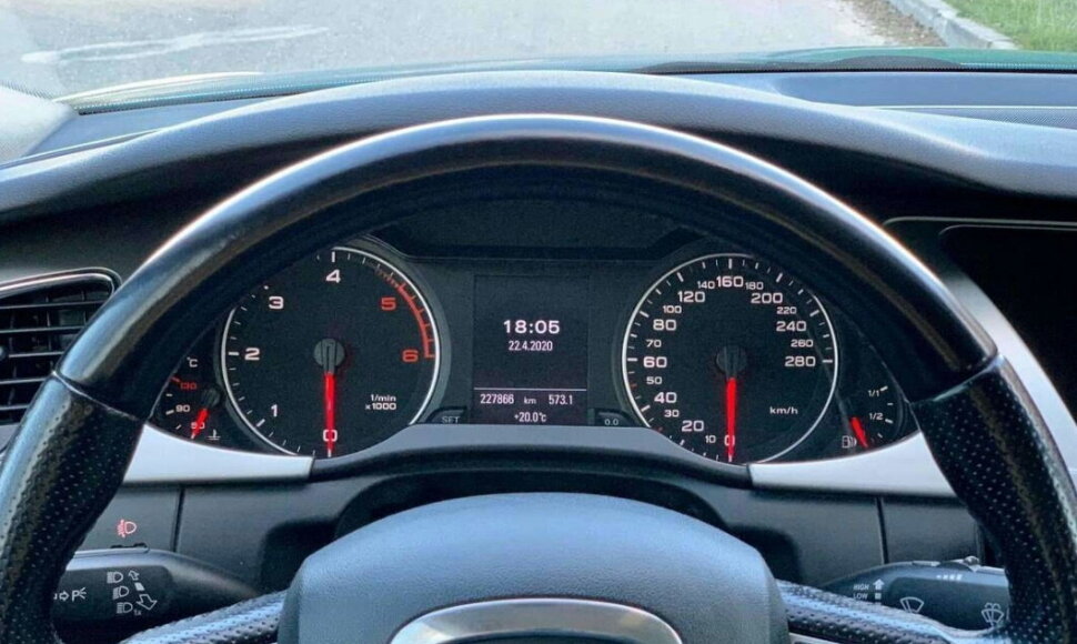 Naudotos &bdquo;Audi&ldquo; ridos klastojimas