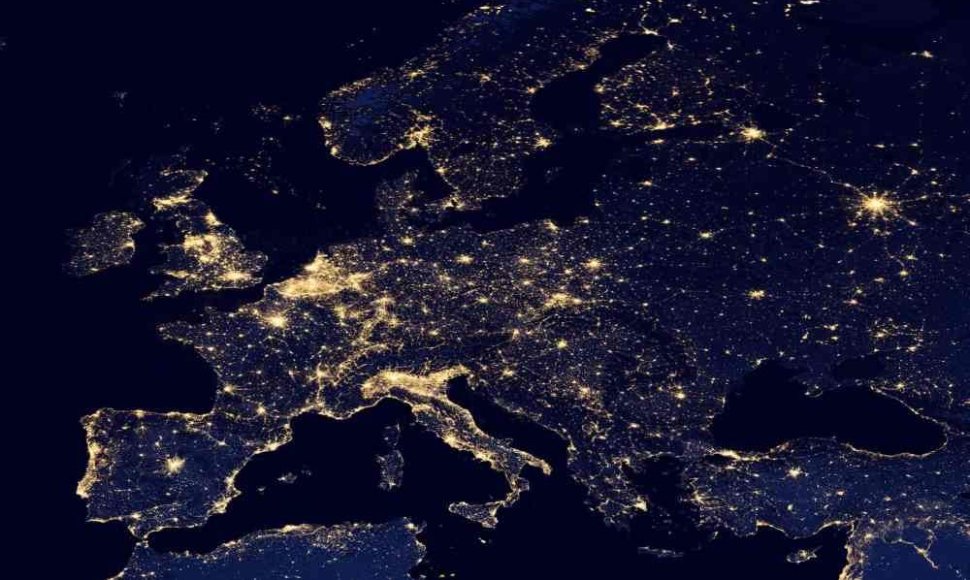 Europa naktį