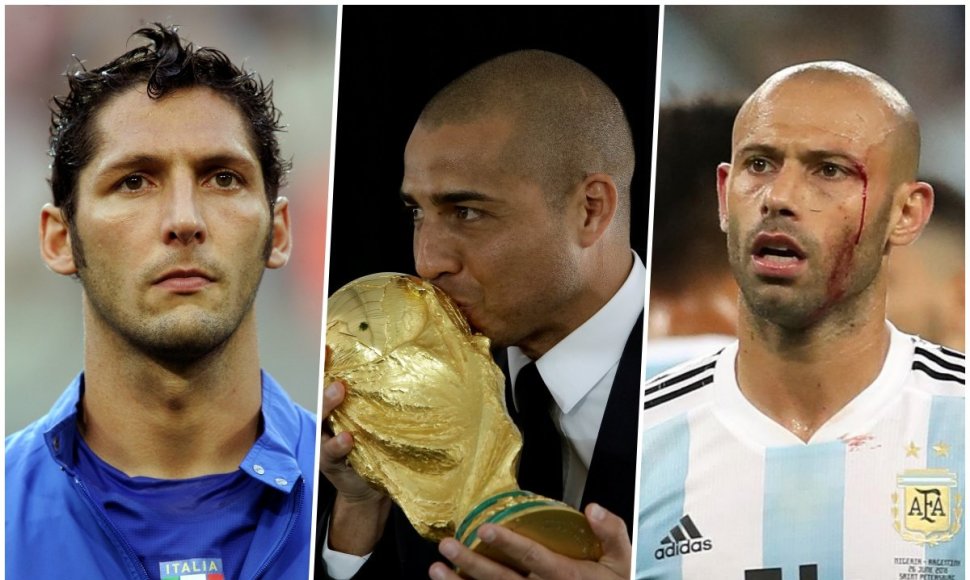 Marco Materazzi, Davidas Trezeguet ir Javieras Mascherano