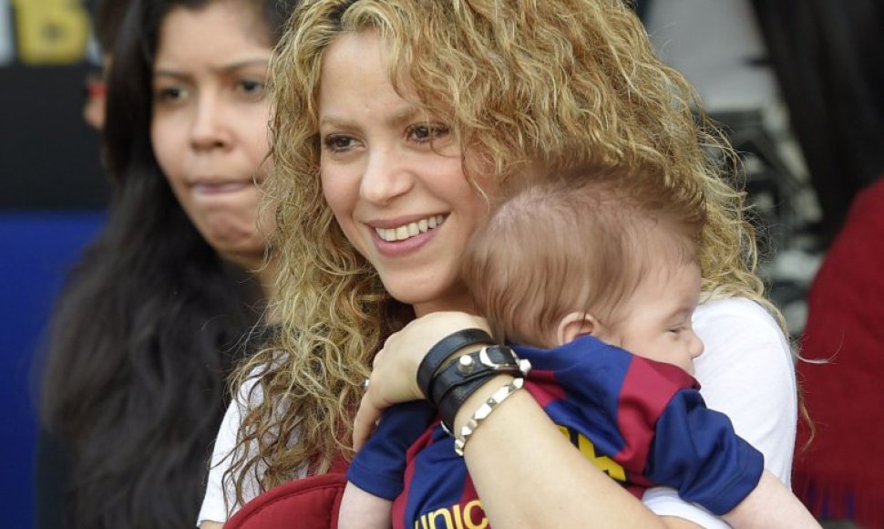 Shakira su sūnumi Sasha