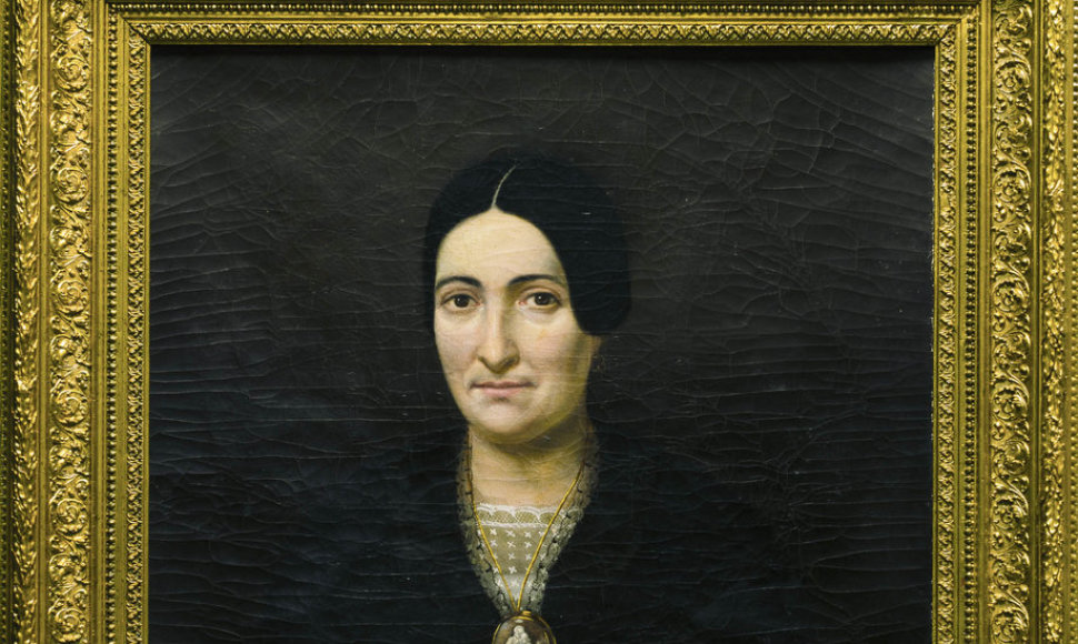 Napoleonas Mykolas Julius Ylakavičius – „Nežinomos kilmingos moters portretas“ (XIX a. vid.)
