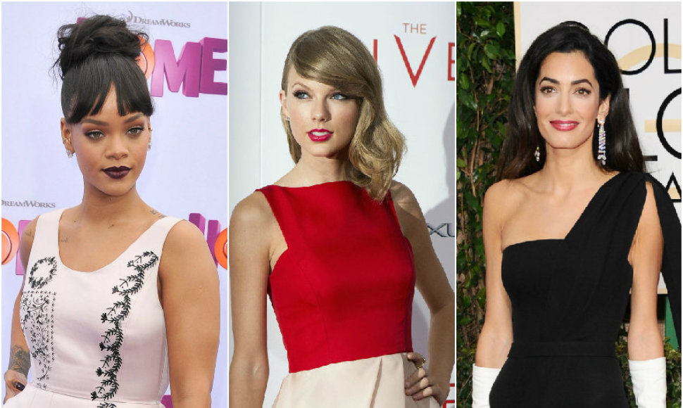 Rihanna, Taylor Swift, Amal Clooney