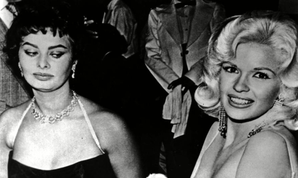 Sophia Loren ir Jayne Mansfield (1957 m.)