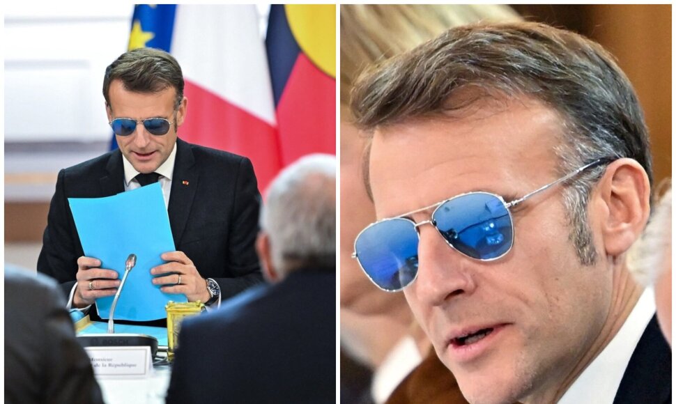 Prancūzijos prezidentas Emmanuelis Macronas