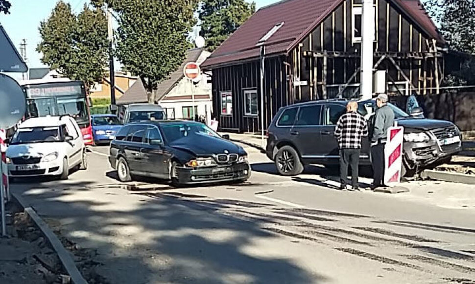 Avarija Panerių gatvėje