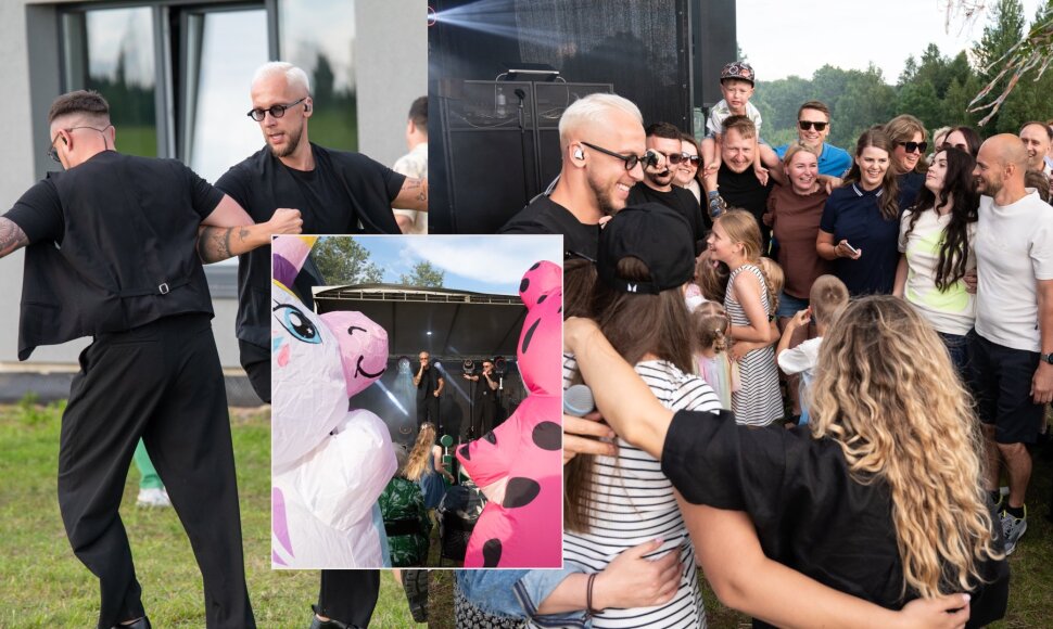 Gimininės su grupe „Žemaitukai"/Foto: Mantas Stankevičius